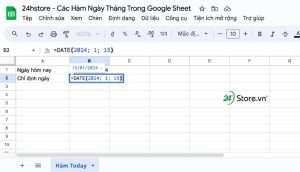Hàm ngày tháng trong Google Sheets và cách sử dụng HIỆU QUẢ